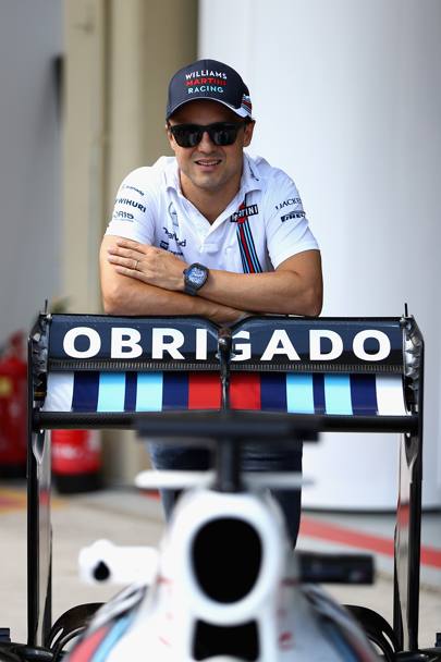 La Martini, main sponsor della Williams F1, ha deciso di dedicare il proprio logo al Felipe Massa, sostituendo il marchio con 